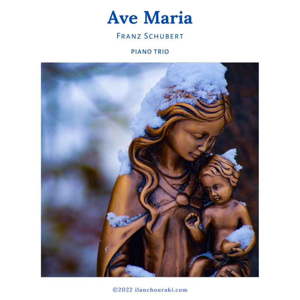 Sheet music for Piano trio or String quartet - Ave Maria by Schubert
